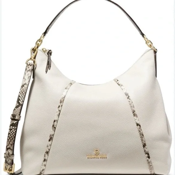 Michael Kors Bag with Snakeskin Accents and matching wallet - Picture 10 of 10